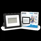Прожектор светодиодный ДО 100 Вт 9500 лм 6500К AC 220В IP65 234х245х37мм Elementary G2 Gauss