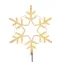 Фигура "Снежинка" цвет ТЕПЛЫЙ БЕЛЫЙ, размер 55*55 см  | 501-324 | NEON-NIGHT