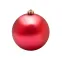 Елочная фигура Шар 20 см, цвет красный матовый | 502-252 | NEON-NIGHT
