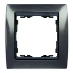 Рамка на 4 поста, S82, серый гранит - графит