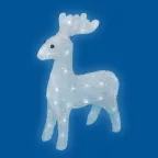 Фигура светодиодная Олень 40 светодиодов 37*11*39 см белый IP20 ULD-M3739-040/STA WHITE IP20 DEER
