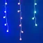 Занавес светодиодный фигурный с контроллером Радуга 16 нитей 100 светодиодов Размер 2,5х0,5м Цвет свечения разноцветный IP20 Провод прозрачный Упаковка картон ULD-E2405-100/DTA MULTI IP20 RAINBOW