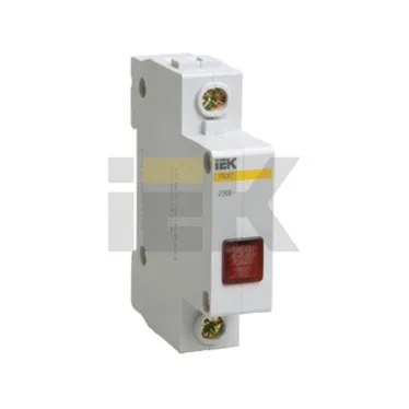 Лампа сигнальная красная DIN 1P неон ЛС-47