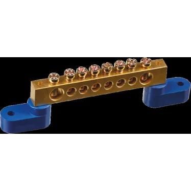 Шина нулевая на двух угловых изол NBB-M812-8C2/B