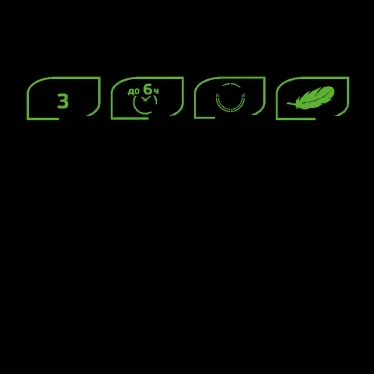 Фонарь светодиодный ручной 1 Вт 50 лм Черный IP3X аккумуляторный Li-ion 1200мАч GFL Gauss