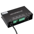 Контроллер HX-SPI-DMX-SL-4P (4096 pix, 220V, TCP/IP, add, ArtNet) (, IP20 Металл, 2 года)