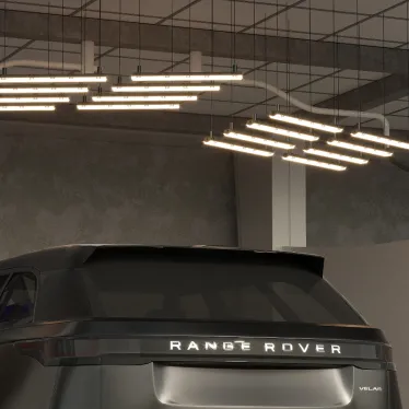 Светильник под светодиодную лампу ДСП 1хG13 AC 220В IP65 665х60х55мм Пластик сквозная проводка для лампы 600мм LITE Gauss