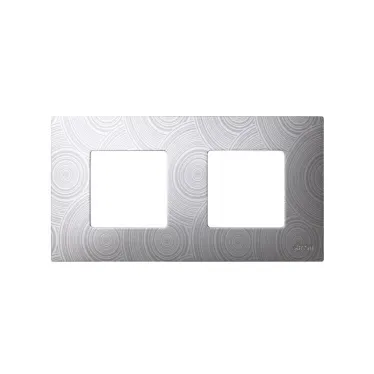 Рамка-декор на 2 поста для 2700620-03., S27Pl, серое солнце