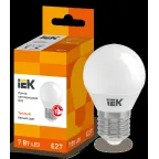 Лампа светодиодная G45 шар 7Вт 230В 3000К E27 IEK