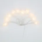 Гирлянда светодиодная Шишки 1,5 м, 10 LED, прозрачный ПВХ, цвет свечения теплый белый, 2 х АА (батарейки не в комплекте) | 303-098 | NEON-NIGHT