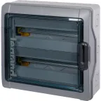 Щит, IP65, 2х18 модулей с шинами N+Pe