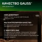 Светильник садово-парковый LED Electra столб, 10W, 600Lm, 4000K, 134x137x780mm, 170-240V / 50Hz, IP54 | GD111 | Gauss