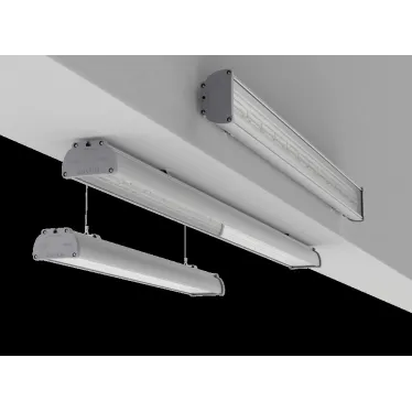 Cветильник cветодиодный промышленный Айрон 2.0 906*109*66ммIP67 акрил.рас. 36Вт 4000К авар.пост.дейст. Teletest | V1-IA-70157-03AT1-6703640 | VARTON