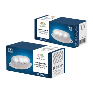 Лампа-строб накладная 30 LED  белая | 415-115 | NEON-NIGHT