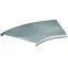 Крышка на угол CPO 45 горизонтальный 45° осн.500, цинк-ламельная в комплекте с метизами и пластинами PTCE