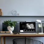 Светильник настольный Qplus GTL503 8W 500lm 4000K 170-265V черный диммируемый USB LED 1/12 | GT5032 | Gauss