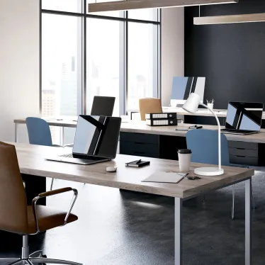 Светильник настольный Qplus GTL603 8W 600lm 4000K 170-265V белый диммируемый LED 1/8 | GT6031 | Gauss