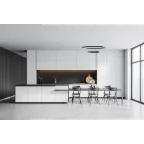 Светодиодный светильник Enso G 1100х980х40 мм 78 Вт 4000 К подвесной RAL9005 черный матовый с рассеивателем опал | V1-R0-9G524-30000-2007840 | VARTON