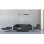 Светодиодный светильник Enso T 690х614x40 мм 30 Вт 4000 K подвесной RAL9005 черный матовый с рассеивателем опал | V1-R0-9T524-30000-2003040 | VARTON