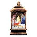 Фонарь новогодний светодиодный "Олененок" серия Holiday, 0,1W, тёплый свет, бронзовый, батарейки в комплекте, 1/100 | HL031 | Gauss