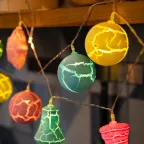 Гирлянда светодиодная «Карамельки» 1.5 м, прозрачный ПВХ, 10 LED, теплый белый, питание 2 х АА (батарейки не в комплекте) | 303-082 | NEON-NIGHT