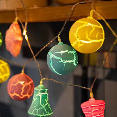 Гирлянда светодиодная «Карамельки» 1.5 м, прозрачный ПВХ, 10 LED, теплый белый, питание 2 х АА (батарейки не в комплекте) | 303-082 | NEON-NIGHT