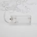 Гирлянда светодиодная Сосульки 1,5 м, 10 LED, прозрачный ПВХ, цвет свечения теплый белый, 2 х АА (батарейки не в комплекте) | 303-093 | NEON-NIGHT