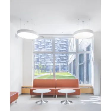 Светильник светодиодный COSMO подвесной 48Вт 600х115 мм 3000К с рас. опал RAL9003 белый муар димм по DALI | V1-R0-00502-30D01-2004830 | VARTON