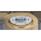 Светильник встраиваемый под лампу GX53 NGX 93 038 NGX-R6-002-GX53 (2 Круга золото) | 93038 | Navigator