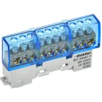 TEKFOR Шина N ноль изолированная на универсальном держателе 8х12-10-С IEK