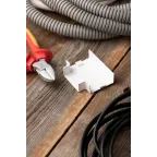 Угол T-образный (40х25) (4 шт) Plast Белый