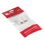 Соединитель (16х16) (4 шт) Plast PROxima белый