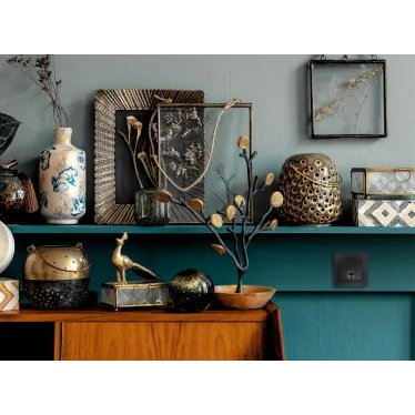 ETIKA Информационная розетка RJ 45 категория 5e UTP антрацит