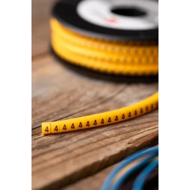 Маркер кабельный 2.5кв.мм 4 (1000ед) (ЕС-1)