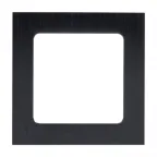Стокгольм Рамка 1-местная металлическая черная