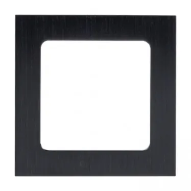 Стокгольм Рамка 1-местная металлическая черная