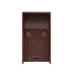 Заглушка (25х25) (4 шт) Plast под темное дерево