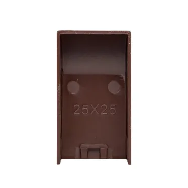 Заглушка (25х25) (4 шт) Plast под темное дерево