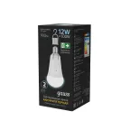 Лампа светодиодная A80 12W 900lm 4100K Е27 авар. с Li-Ion аккумулятором | 102002212 | Gauss