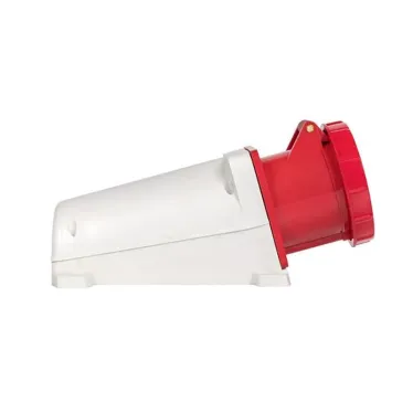 Розетка кабельная 63А 3Р+Е IP67 на поверхность 380В 134