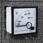 Вольтметр VM-A961 аналоговый на панель 96х96 (квадратный вырез) 500В прямое включение