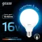 Лампа светодиодная G95 16W 1400lm 6500K E27 LED 1/20 | 105102316 | Gauss