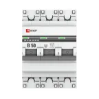 Автоматический выключатель 3P 50А (В) 4,5kA ВА 47-63 EKF PROxima