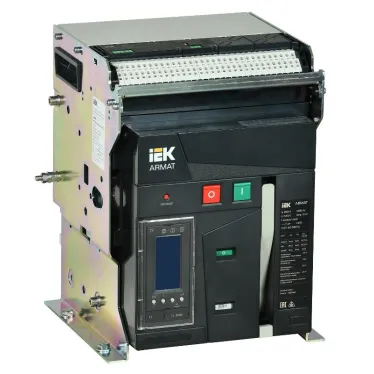 Выключатель автоматический воздушный ARMAT стационарного исполнения 3P типоразмер B 85кА 2000А расцепитель TY с комплектом аксессуаров 220В: мотор привод катушка включения катушка отключения