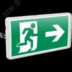 Указатель аварийный светодиодный Resist серии Advanced 5Вт 3ч IP65 накладной непостоянный | V1-EM-00432-01A01-6500365 | VARTON