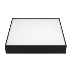 Светильник IM-QUADRO-EMERGENCY-3H-S400x400-44W Warm3000 (BK, 120 deg, 230V) (IP40 металл, 2 года)