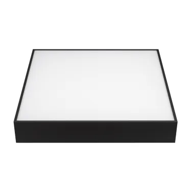 Светильник IM-QUADRO-EMERGENCY-3H-S400x400-44W Warm3000 (BK, 120 deg, 230V) (IP40 металл, 2 года)
