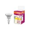 Лампа светодиодная LED 2.8Вт Е14 STAR R50 (замена 19Вт), теплый белый свет Osram