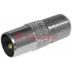 Переход гнездо F - штекер TV,