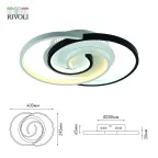 Светильник потолочный светодиодный Abby 6101-101 LED 3900К - 4400К 57 Вт модерн с пультом